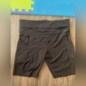 Nike Women's Athletic Black Maternity Shorts